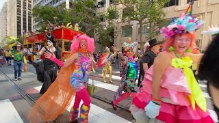 Thousands celebrate love at 54th annual San Francisco Pride Parade [upl. by Tandi]