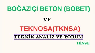 BOBET HISSE TEKNİK ANALİZ TEKNOSA HİSSE TEKNIK ANALİZ TKNSA HİSSE TEKNIK ANALİZ YORUM [upl. by Pare486]