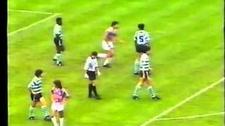 26J  Sporting  0 x E Amadora  1 de 19881989 [upl. by Chaille]