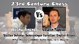 23rd Century Chess  Anand vs Topalov Sofia BUL 2005  Chess Game [upl. by Donahoe892]