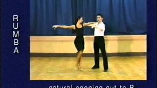 Rumba dance steps 20 NaturalOpeningOut to R [upl. by Nnylyak]