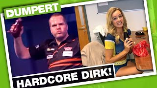 René gooit pijltje met Dartheld Dirk 🍆 [upl. by Tawnya]