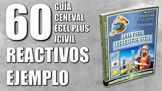 Guía CENEVAL EGEL PLUS INGENIERÍA CIVIL  60 Reactivos Simulador Ejemplo ¡Resuelta y Actualizada [upl. by Rhyne]