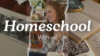 Homeschool with Us  Homeschooling 2nd and 3rd Grade Preschool and Toddler [upl. by Fagan]