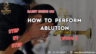 How to do wudu ablution  For Man And Women [upl. by Einaled]