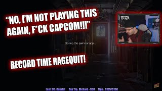 DSP Completely Ragequits Resident Evil 0 amp Suffers a Meltdown in Record Time Screams at Chat [upl. by Tanitansy391]