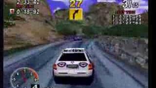 ► SEGA RALLY Sega Saturn  Lancia Delta Gameplay [upl. by Ninon]