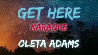 Get Here  Oleta Adams  Karaoke Version music lyrics karaoke opm shorts short trending [upl. by Namolos649]