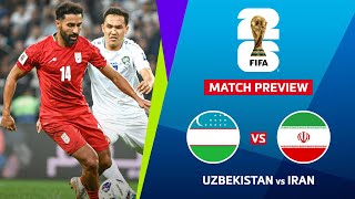 🔴 UZBEKISTAN VS IRAN FIFA WORLD CUP 2026 AFC ASIAN QUALIFIERS PREVIEW amp PREDICTIONS [upl. by Anyar]