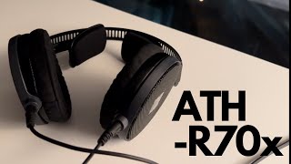 Headphone Review AudioTechnika R70x for Gaming [upl. by Rabbi]