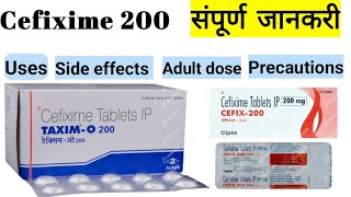 Cefixime 200mg uses in hindi  cefixime 200mg use side effect [upl. by Yessej]