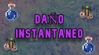 💀COMO hacer POCIÓN de DAÑO INSTANTANEO minecraft☠️ [upl. by Nywles]