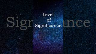 Understanding Level of Significance in Hypothesis Testing shortvideo shorts short shortsvideo [upl. by Anees]