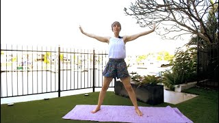 Yoga For Kids  Warm up for a fun Dru Earth Sequence [upl. by Ecyoj]