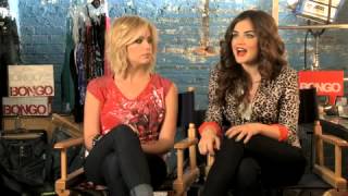 Interview with Ashley Benson amp Lucy Hale for Bongos 2012 Fall Campaign [upl. by Alta]