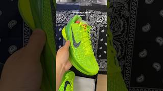 Unboxing Kobe 6 Grinch Wonderkicks kobe6 [upl. by Yrgoerg982]