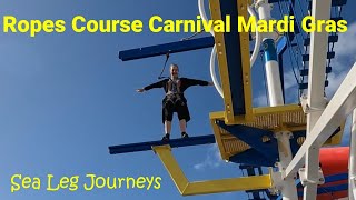 Adrenaline Rush Mardi Gras Rope Course Experience [upl. by Idonah831]