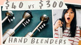 40 vs 300 Hand BLENDERS Tested [upl. by Rainger182]