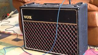 1964 JMI Vox AC30 Top Boost Demo John Mayer Strat and Tube Drive [upl. by Figone]