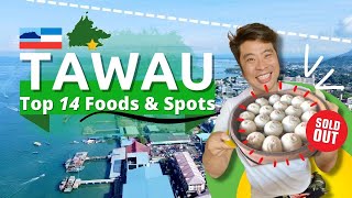 🩵🍋 ❤️ 14 TOP TAWAU Sabah food even the local cannot LIVE without 十四家斗湖美食 plus Tawau Hill Park [upl. by Joelly]