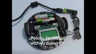 Pololu 3pi Robot with Arduino IDE Buzzer Library [upl. by Nnylsor]