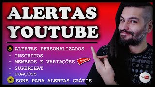 USE NO OBS STREAMLABS  COMO CONFIGURAR TODOS ALERTAS NA LIVE DO YOUTUBE [upl. by Hinch]