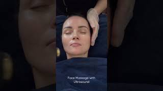 Face massage with ultrasound device [upl. by Rebane]