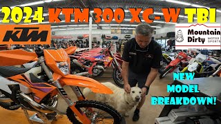 2024 KTM 300 XCW TBI New Model Breakdown Mountain Dirty Motorsports [upl. by Grieve]