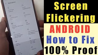 Android Display Blinking Problem Solution in Hindi 2021  How to Solve Android Screen Flickering [upl. by Ulrike]