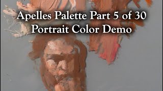 Portrait demo using Apelles palette skin colors  part 5 of 30 [upl. by Gereld]