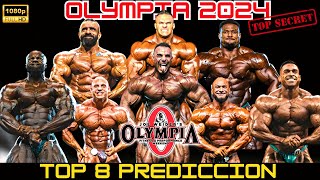 PREDICCION MR OLYMPIA 2024 ⭕  🚨TOP 8 OPEN BODYBUILDING 🚨 [upl. by Cirdet]