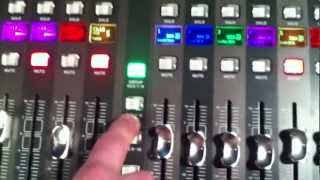 NRCC  Behringer X32  Sends On Fader [upl. by Yattirb]