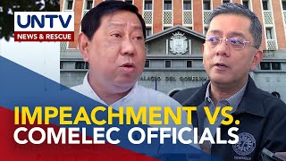 Impeachment complaint vs Comelec officials planong ihain ng dating kongresista [upl. by Avilo]