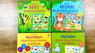 Awesome Matching Game Book Sets for Kids Usborne Books and More [upl. by Eittak]