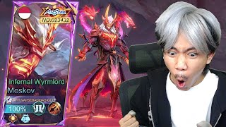 REVIEW SKIN ALL STAR MOSKOV INFERNAL WYRMLORD  Mobile legends [upl. by Ametaf]