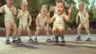 Baby group dancing  Animation [upl. by Enelyw]