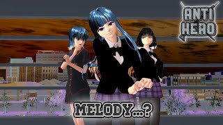 Anti Hero 3 Melody  SAKURA SCHOOL SIMULATOR DRAMA [upl. by Yromem]