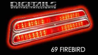 DigiTails 1969 Pontiac Firebird Sequential LED Tail Lights [upl. by Patton]