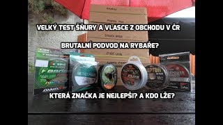 Test šňúr a vlasce z obchodu v ČR Další šokující recenze [upl. by Ecirtam]