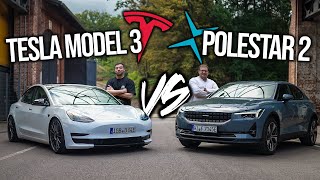 Tesla Model 3 vs Polestar 2  Vergleich [upl. by Rehptsirhc]