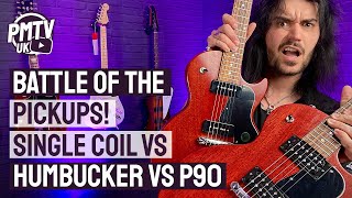 Guitar Pickups Explained  Single Coil vs P90 vs Humbucker  Which Pickup Is Best For You [upl. by Ibmab]