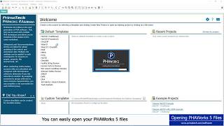 Opening PHAWorks 5 File PHAWorks RA Edition [upl. by Nitsreik]