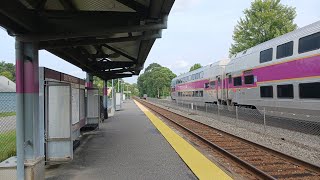 MBTA Eastbound in Southborough MA [upl. by Aerdnaeel320]