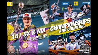 Dunlop Riders Swept all 3 Supercross Championships and Race Podiums [upl. by Idalla658]