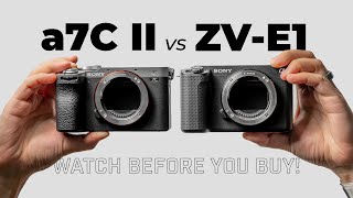 Sony a7C II vs ZVE1  Which one should you buy [upl. by Godard]