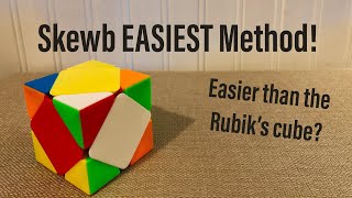 Skewb EASIEST Method One Algorithm [upl. by Pros]