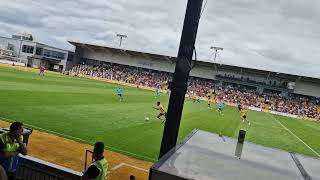 Newport fans reaction to Whitmore and Baker goals v Doncaster home [upl. by Surdna706]