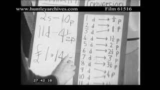 The halfpenny as a fraction and not a decimal entity Archive film 61516 [upl. by Ynnel]