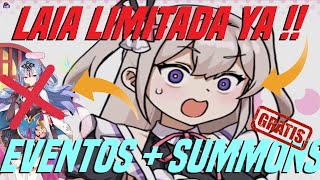 ¡¡ LAIA LIMITADA LLEGA YA  ¡¡ EVENTO SUMMONS GRATIS FARMEO Y MUCHO MÁS  Epic Seven [upl. by Ertnod12]