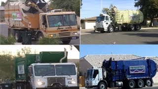 Garbage Trucks ⇨ Side Loaders [upl. by Peterman]